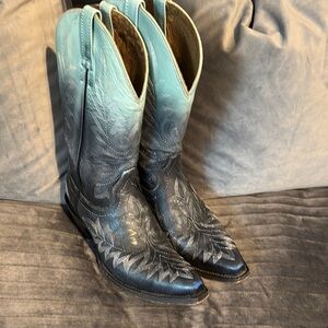 Ariat Blue Ombré Western Cowboy Boots Size 7.5B